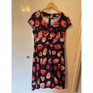 Cupcakes and Coffee Pin Up Dress XL